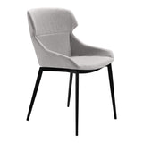 Kenna Fabric/Sponge/Plywood/Metal 100% Polyester Dining Chair
