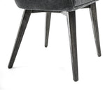 Lileth Charcoal Upholstered Dining Chair - Set of 2