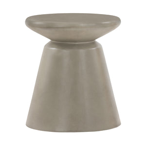 Umbre Concrete Indoor Outdoor Accent Stool End Table