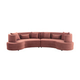 Majestic Fabric/Wood/Metal 100% Polyester Sectional