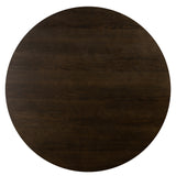 Motion Oak and Metal Round Dining Table