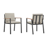 Nofi 100% Olefin Outdoor Dining Chair