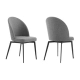 Sunny Fabric/Plywood/Metal 100% Polyester Dining Chair