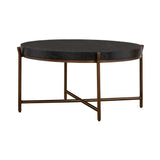 Sylvie Wood + Metal Coffee Table