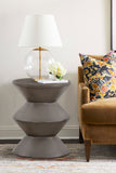 Lizzie Concrete Indoor Outdoor Accent Stool End Table