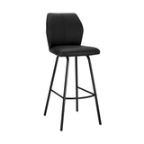 Tandy Metal/Faux Leather 100% Polyurethane Bar Stool