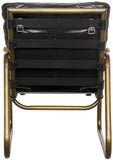 Noir Cowhide Arm Chair LEA-C0118-1D