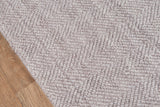 Momeni Erin Gates Ledgebrook LED-1 Hand Woven Contemporary Striped Indoor Area Rug Brown 8'9" x 11'9" LEDGELED-1BRN89B9