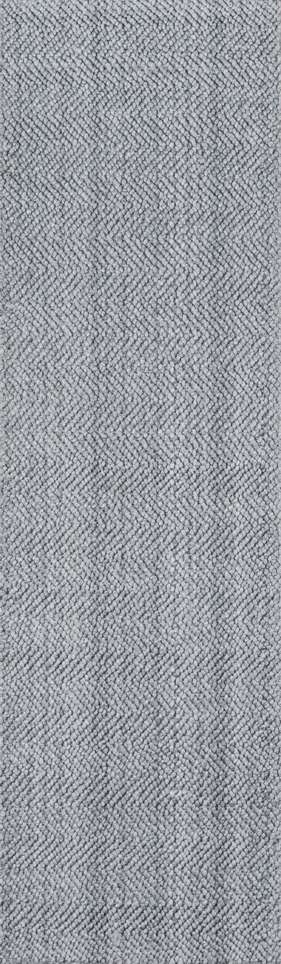 Momeni Erin Gates Ledgebrook LED-1 Hand Woven Contemporary Striped Indoor Area Rug Grey 8'9" x 11'9" LEDGELED-1GRY89B9