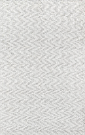 Momeni Erin Gates Ledgebrook LED-1 Hand Woven Contemporary Striped Indoor Area Rug Ivory 8'9" x 11'9" LEDGELED-1IVY89B9