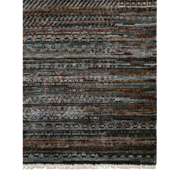 AMER Rugs Legacy LEG-15 Hand-Knotted Geometric Transitional Area Rug Dark Red 10' x 14'