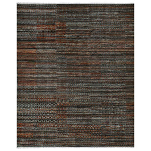 AMER Rugs Legacy LEG-15 Hand-Knotted Geometric Transitional Area Rug Dark Red 10' x 14'