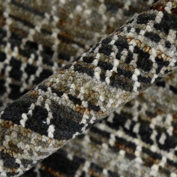 AMER Rugs Legacy LEG-7 Hand-Knotted Geometric Transitional Area Rug Gray 10' x 14'