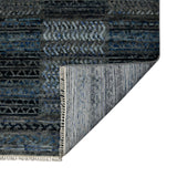 AMER Rugs Legacy LEG-8 Hand-Knotted Geometric Transitional Area Rug Gray/Blue 10' x 14'