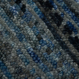 AMER Rugs Legacy LEG-8 Hand-Knotted Geometric Transitional Area Rug Gray/Blue 10' x 14'