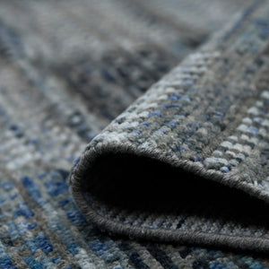 AMER Rugs Legacy LEG-8 Hand-Knotted Geometric Transitional Area Rug Gray/Blue 10' x 14'