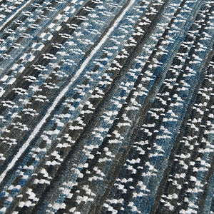 AMER Rugs Legacy LEG(V)-25 Hand-Knotted Geometric Transitional Area Rug Blue 10' x 14'