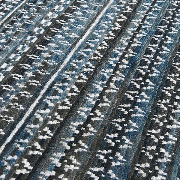 AMER Rugs Legacy LEG(V)-25 Hand-Knotted Geometric Transitional Area Rug Blue 10' x 14'