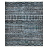AMER Rugs Legacy LEG(V)-25 Hand-Knotted Geometric Transitional Area Rug Blue 10' x 14'