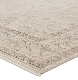 Jaipur Living Leila Camille Vibe LEI02 Power Loomed 100% Polyester Floral Area Rug Gray 100% Polyester RUG155507