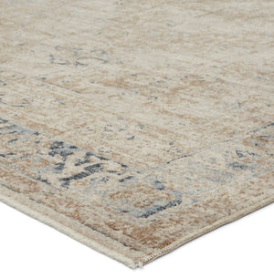 Jaipur Living Leila Emory Vibe LEI04 Power Loomed 100% Polyester Medallion Area Rug Taupe 100% Polyester RUG155509