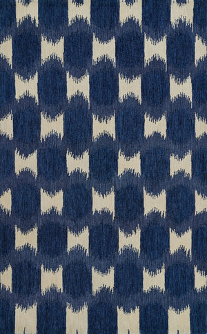 Momeni Leiden LEI-1 Hand Tufted Transitional Ikat Indoor Area Rug Navy 9' x 12' LEIDELEI-1NVY90C0