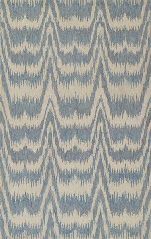 Momeni Leiden LEI-2 Hand Tufted Transitional Ikat Indoor Area Rug Light Blue 9' x 12' LEIDELEI-2LBL90C0