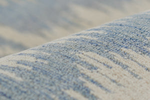 Momeni Leiden LEI-2 Hand Tufted Transitional Ikat Indoor Area Rug Light Blue 9' x 12' LEIDELEI-2LBL90C0