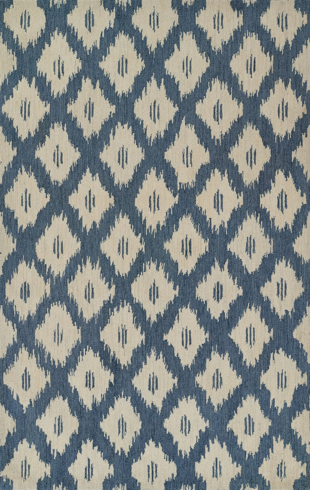 Momeni Leiden LEI-4 Hand Tufted Transitional Ikat Indoor Area Rug Slate 9' x 12' LEIDELEI-4SLT90C0
