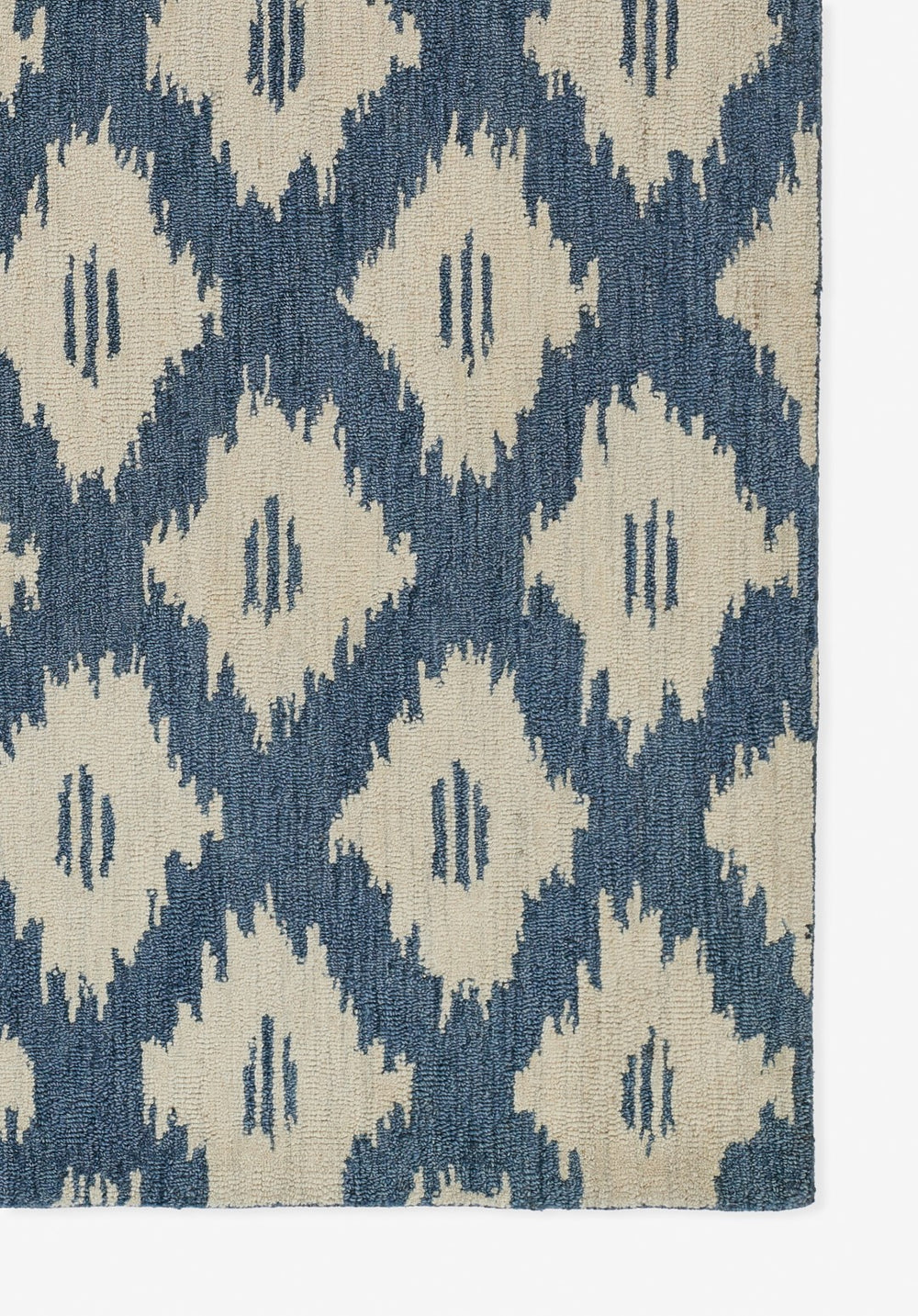 Momeni Leiden LEI-4 Hand Tufted Transitional Ikat Indoor Area Rug Slate 9' x 12' LEIDELEI-4SLT90C0