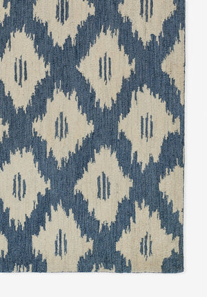 Momeni Leiden LEI-4 Hand Tufted Transitional Ikat Indoor Area Rug Slate 9' x 12' LEIDELEI-4SLT90C0