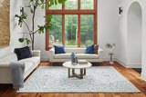 Momeni Leiden LEI-5 Hand Tufted Transitional Floral Indoor Area Rug Ivory 9' x 12' LEIDELEI-5IVY90C0