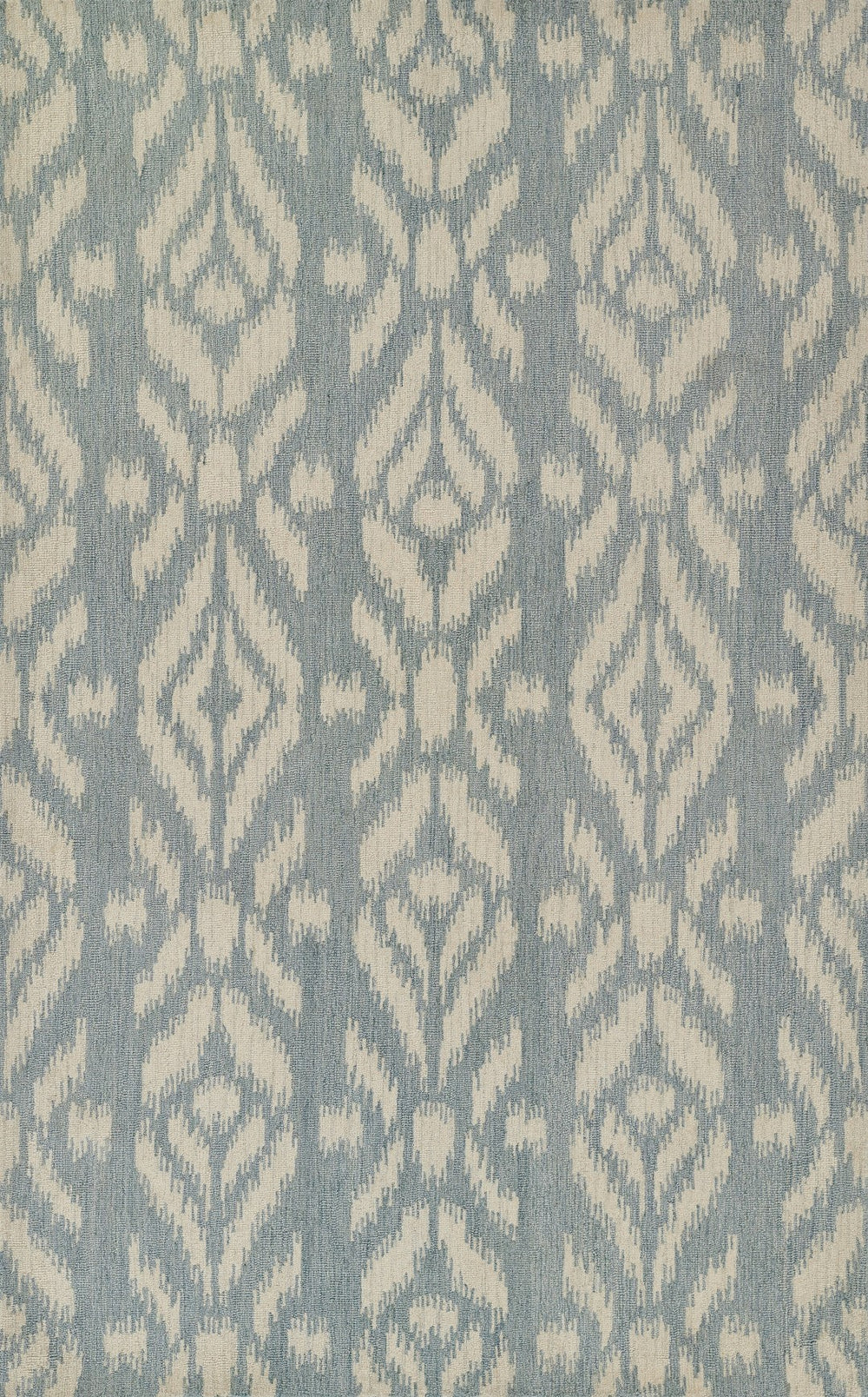 Momeni Leiden LEI-6 Hand Tufted Transitional Ikat Indoor Area Rug Light Blue 9' x 12' LEIDELEI-6LBL90C0
