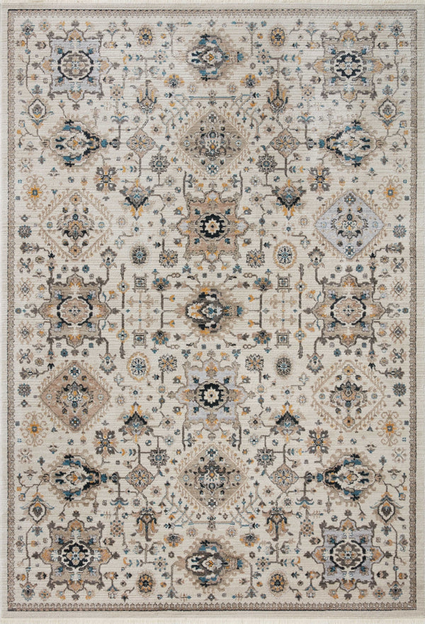 Loloi Leigh LEI-02 100% Polyester Pile Power Loomed Transitional Rug LEIGLEI-02IVTAB6F7