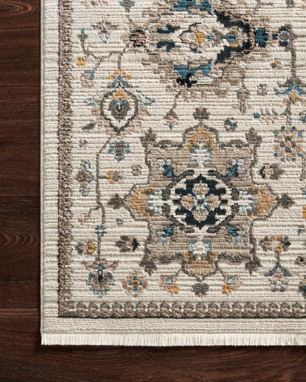 Loloi Leigh LEI-02 100% Polyester Pile Power Loomed Transitional Rug LEIGLEI-02IVTAB6F7