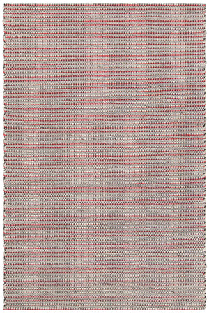 Chandra Rugs Lena 60% Wool + 40% Cotton Hand Woven Contemporary Rug Red/White/Grey/Black 7'9 x 10'6