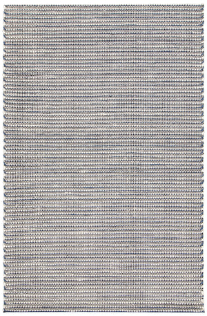 Chandra Rugs Lena 60% Wool + 40% Cotton Hand Woven Contemporary Rug Blue/White/Grey/Black 7'9 x 10'6