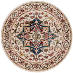 Momeni Lenox LE-01 Machine Made Traditional Medallion Indoor Area Rug Ivory 9'6" x 12'6" LENOXLE-01IVY96C6