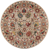 Momeni Lenox LE-04 Machine Made Traditional Oriental Indoor Area Rug Ivory 9'6" x 12'6" LENOXLE-04IVY96C6