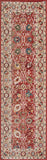 Momeni Lenox LE-04 Machine Made Traditional Oriental Indoor Area Rug Red 9'6" x 12'6" LENOXLE-04RED96C6