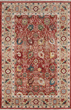 Momeni Lenox LE-04 Machine Made Traditional Oriental Indoor Area Rug Red 9'6" x 12'6" LENOXLE-04RED96C6