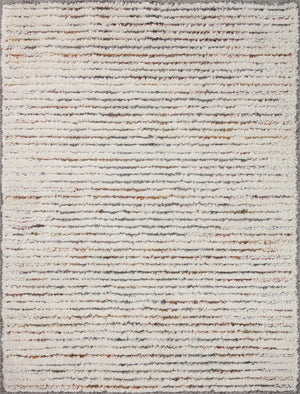 Loloi Rugs Levitt Shag LEV-01 100% Polyester Pile Power Loomed Shags Area Rug Ivory / Multi 200 LEVTLEV-01IVML93D0