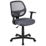 English Elm EE2096 Contemporary Commercial Grade Mesh Task Office Chair Gray EEV-14894