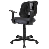 English Elm EE2098 Contemporary Commercial Grade Mesh Task Office Chair Gray EEV-14899