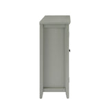Largo Gray Double Door Cabinet