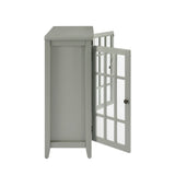 Largo Gray Double Door Cabinet
