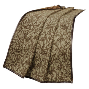 HiEnd Accents Highland Lodge Reversible Throw Blanket LG1860TH Brown 100% polyester 50x60x0.5