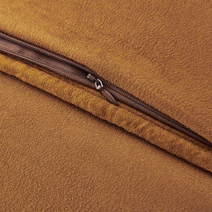 HiEnd Accents Ashbury Comforter Set LG1890-TW-OC Tan, Black Comforter - Face: 70% polyester, 30% cotton; Back: 100% cotton. Bed Skirt - Skirt: 65% polyester, 35% cotton; Decking: 100% polyester. Pillow Sham - 90% polyester, 10% cotton. Accent Pillow - Shell: 65% polyester, 35% cotton; Fill: 100% polyester. 68x88x3