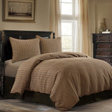 HiEnd Accents Clifton Duvet Cover LG1910DU-TW-OC Brown Face: 100% Cotton.  Back: 100% Cotton. 68x88x0.5