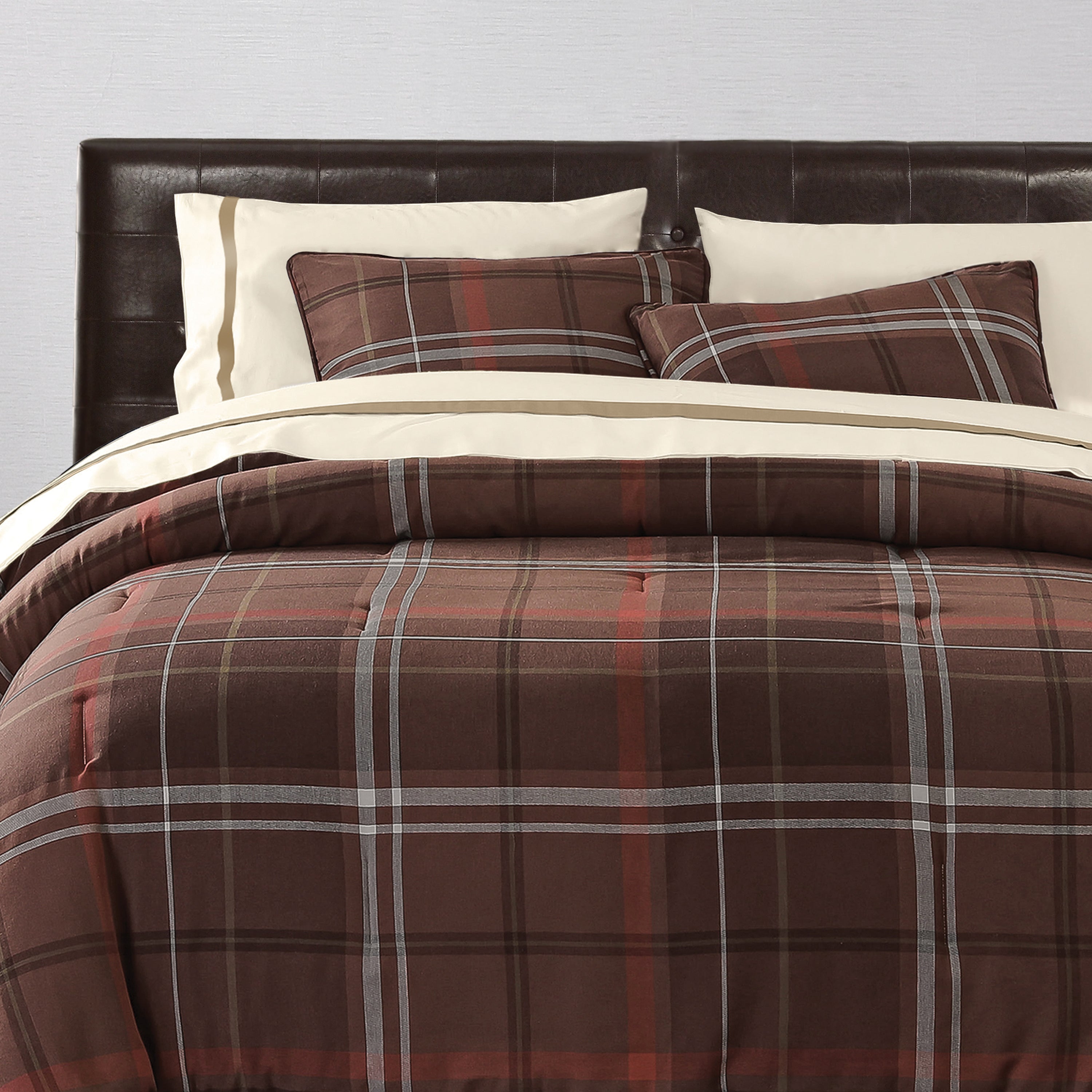 HiEnd Accents Jackson Plaid Comforter Set